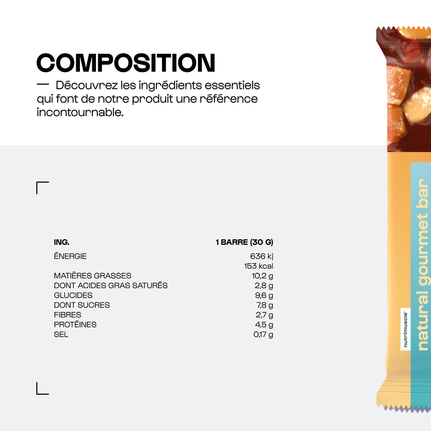 Bar gourmet biologico