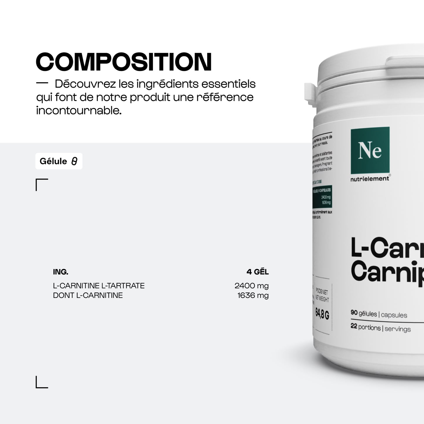 Carnitina carnipure® in capsule