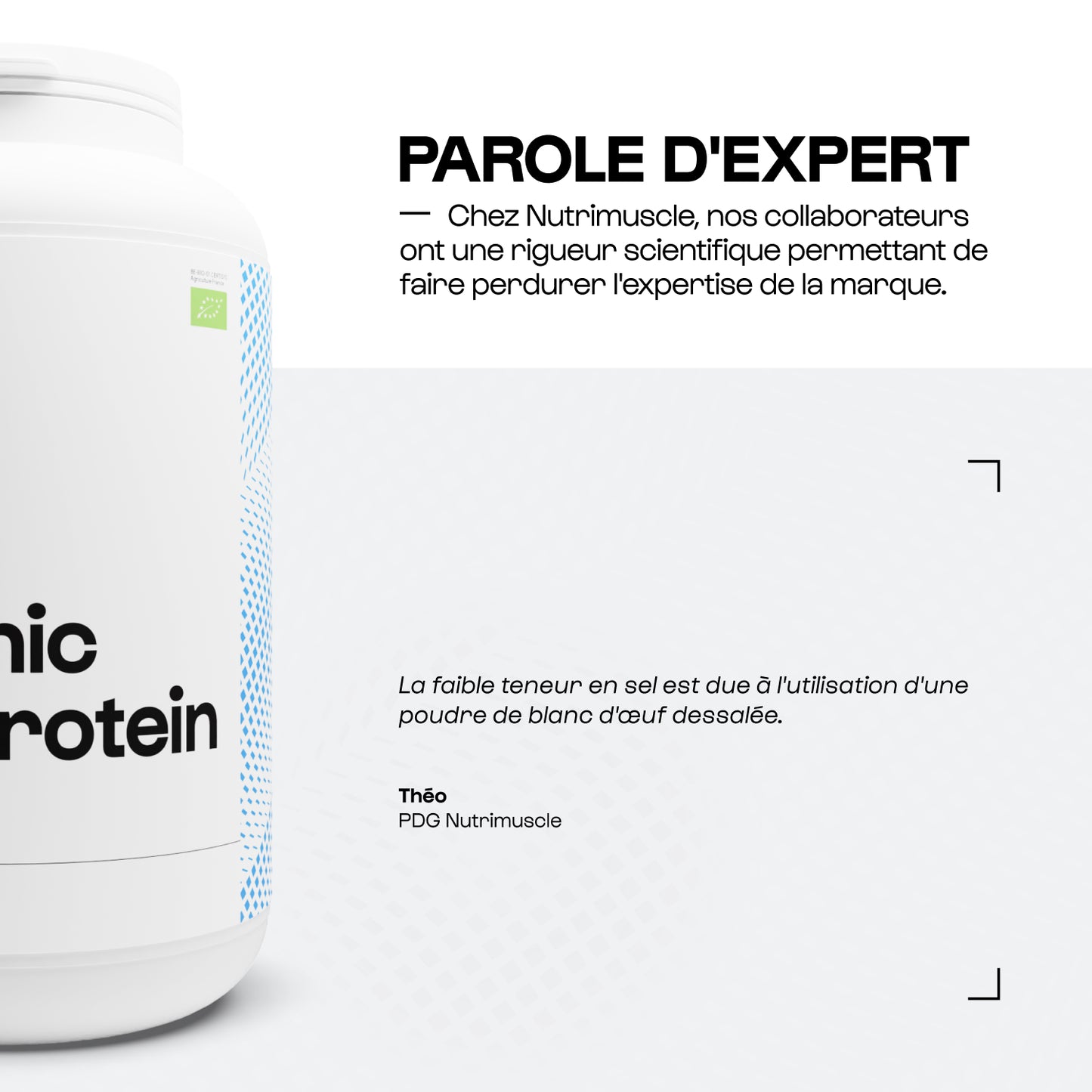Proteina uovo organica
