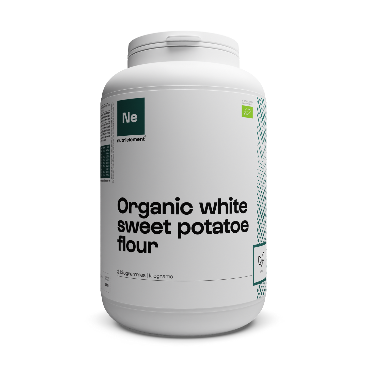 Farina di patate dolci bianche biologiche