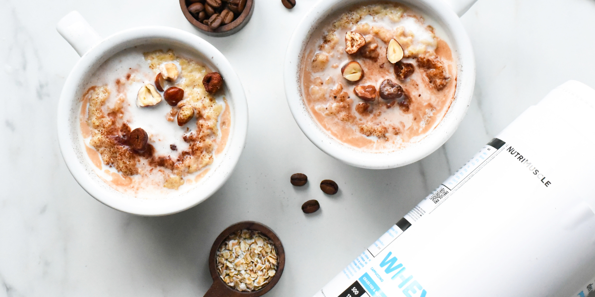 Porridge protéiné façon cappuccino