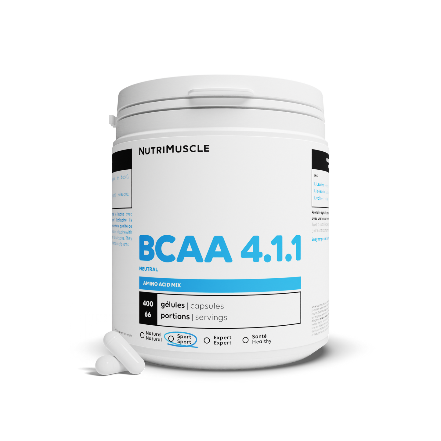 BCAA 4.1.1 Produttori in capsule