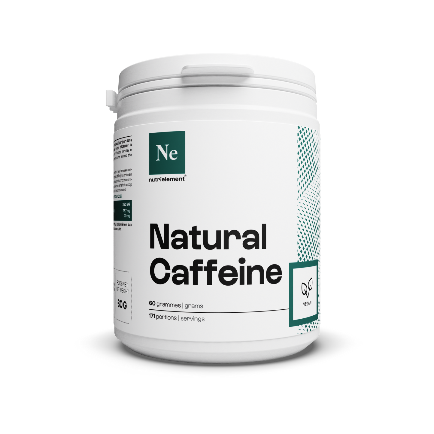 Caffeina naturale in polvere