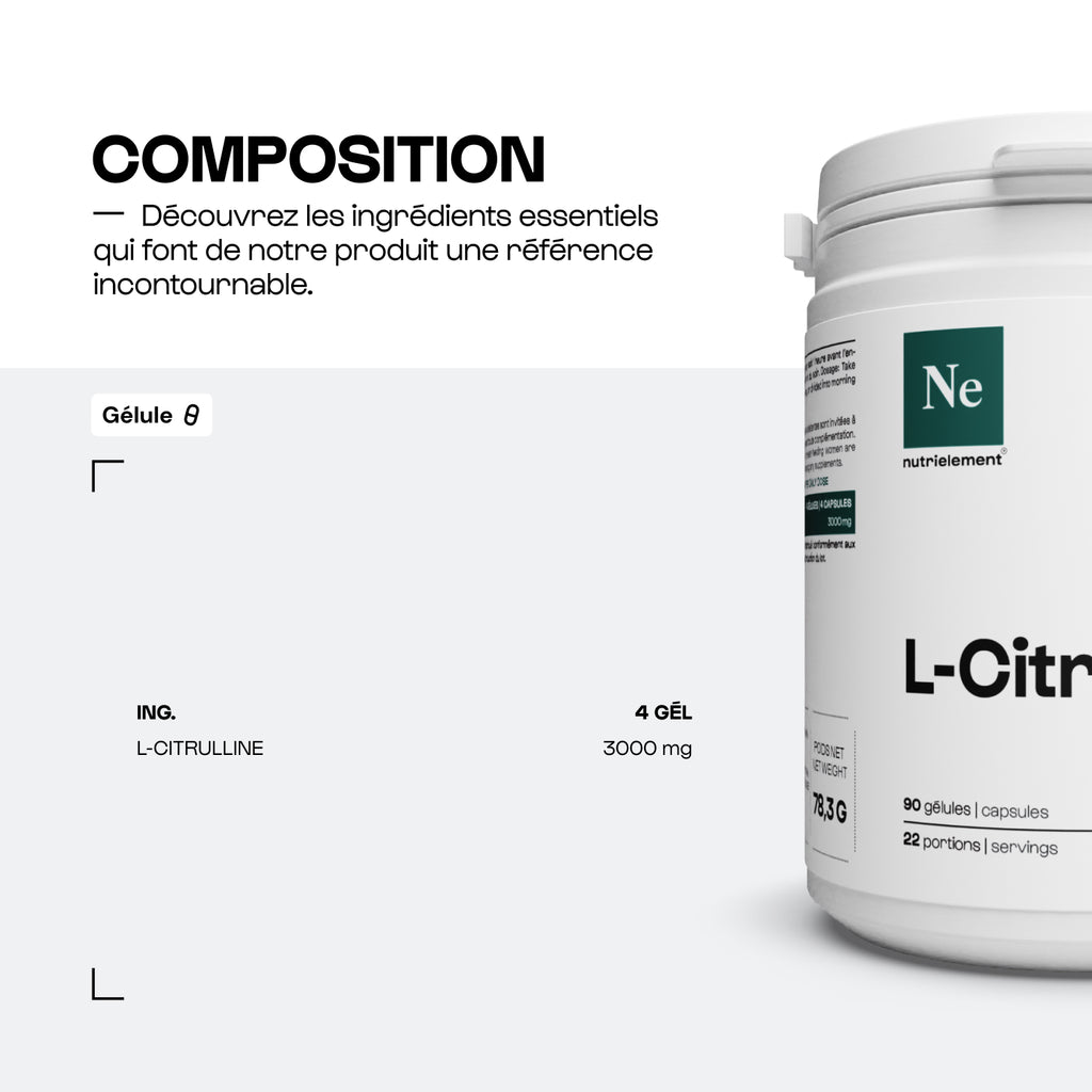 Citrullina (base a citrullina) in capsule