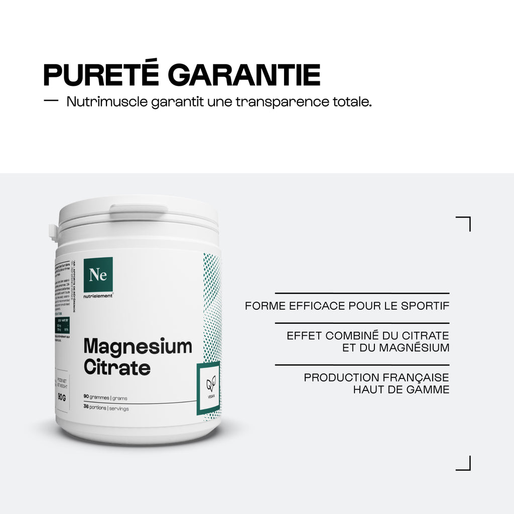 Citrato di magnesio in polvere