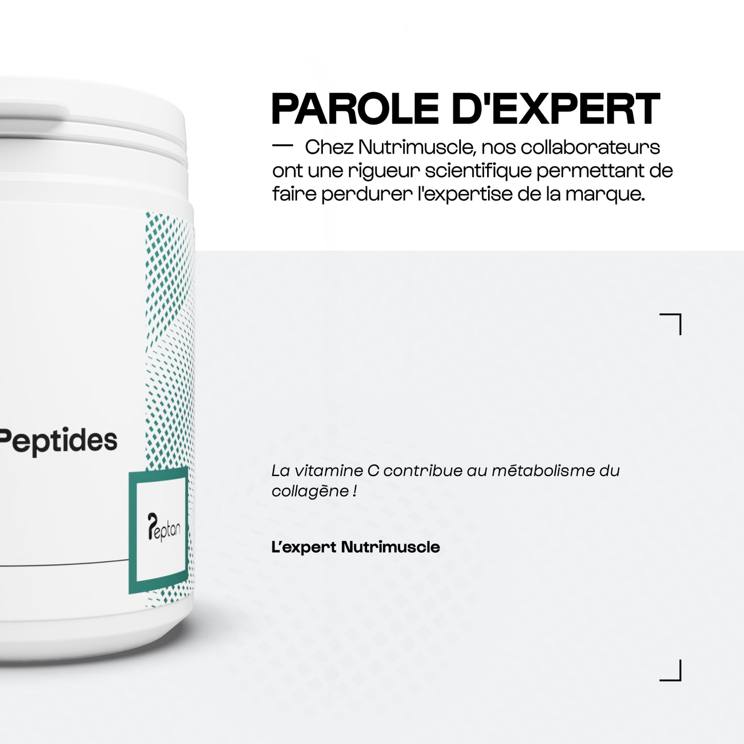 Collagene peptide peptan® 1 in polvere