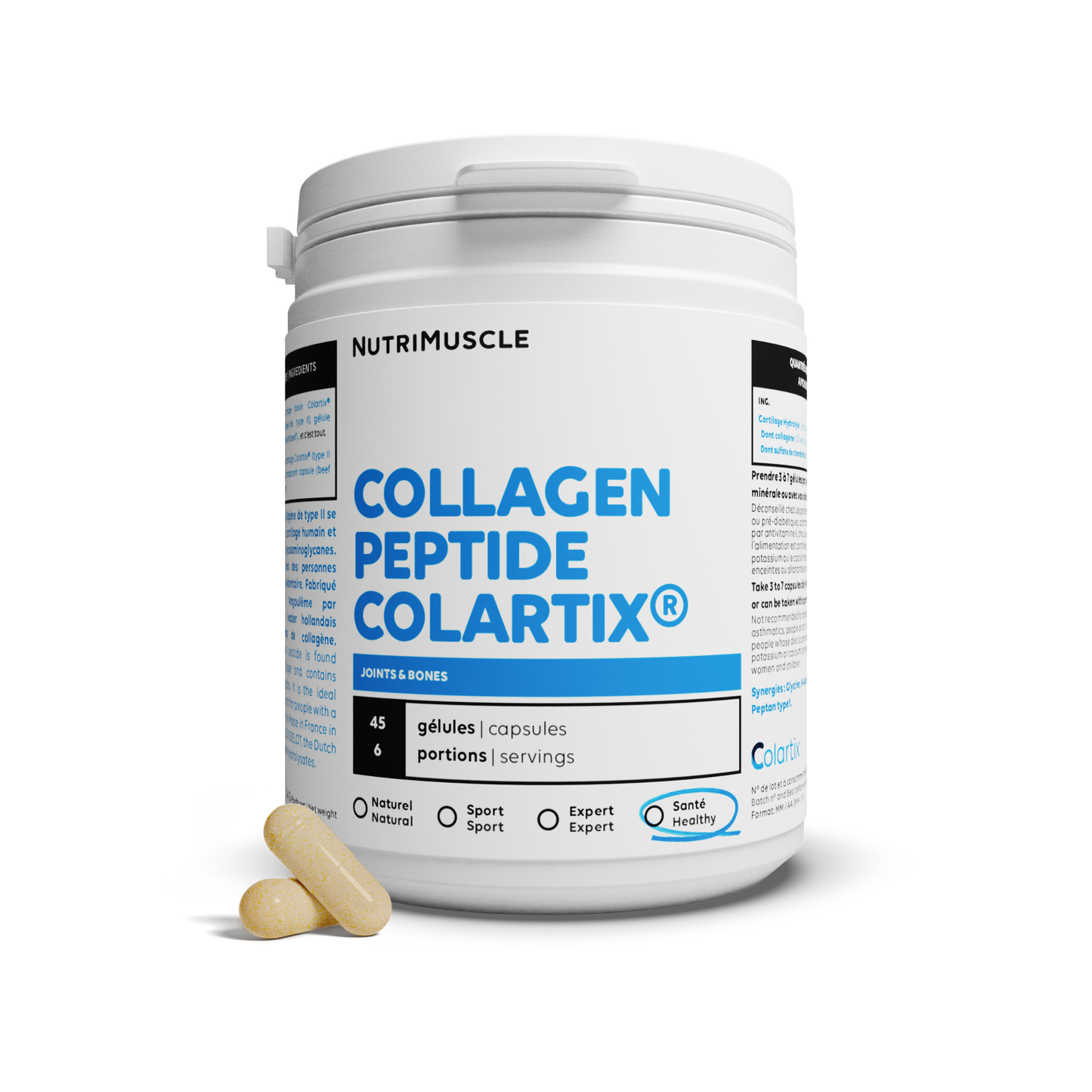 Collagene Peptide Peptan®ii (Colarx) in capsule