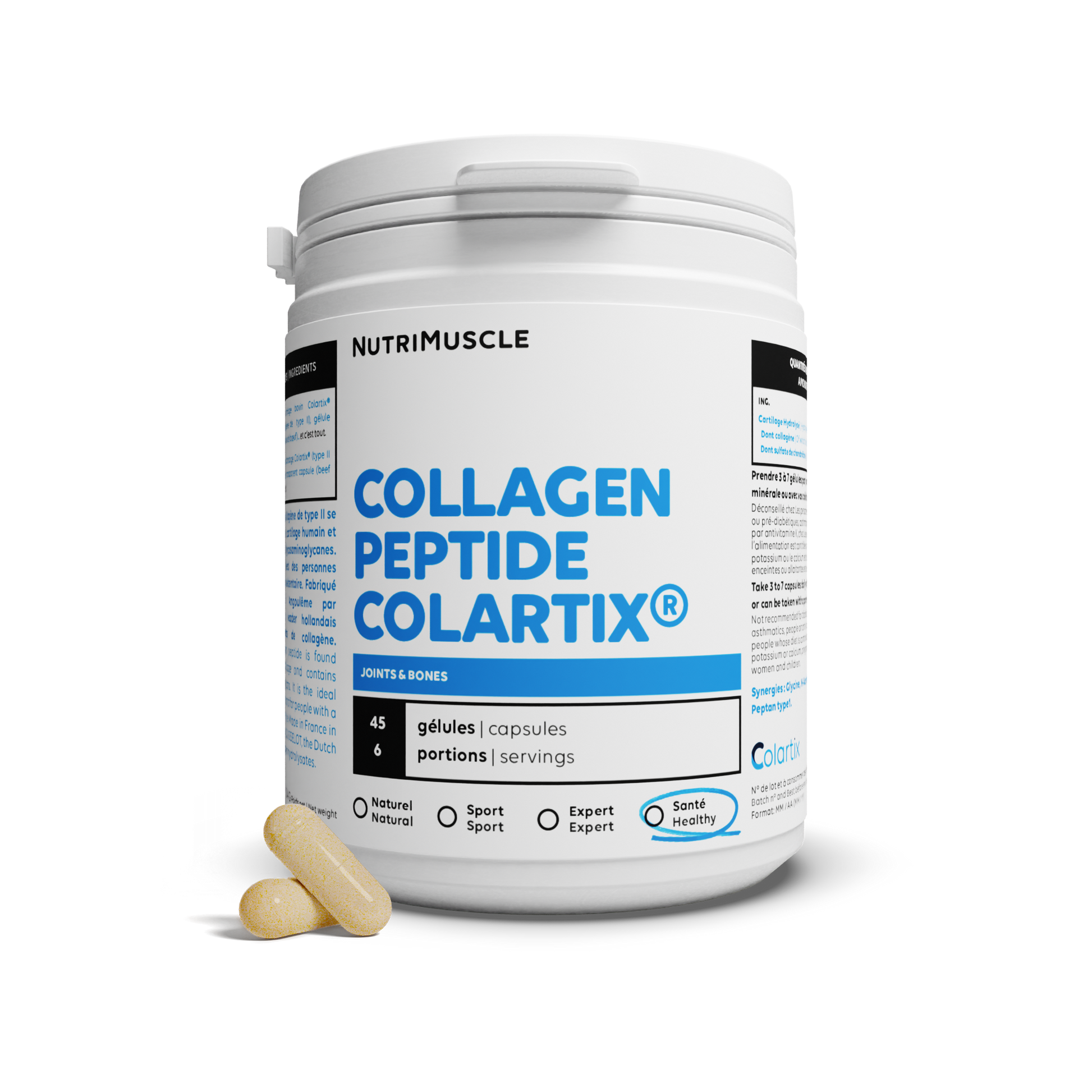 Collagene Peptide Peptan®ii (Colarx) in capsule
