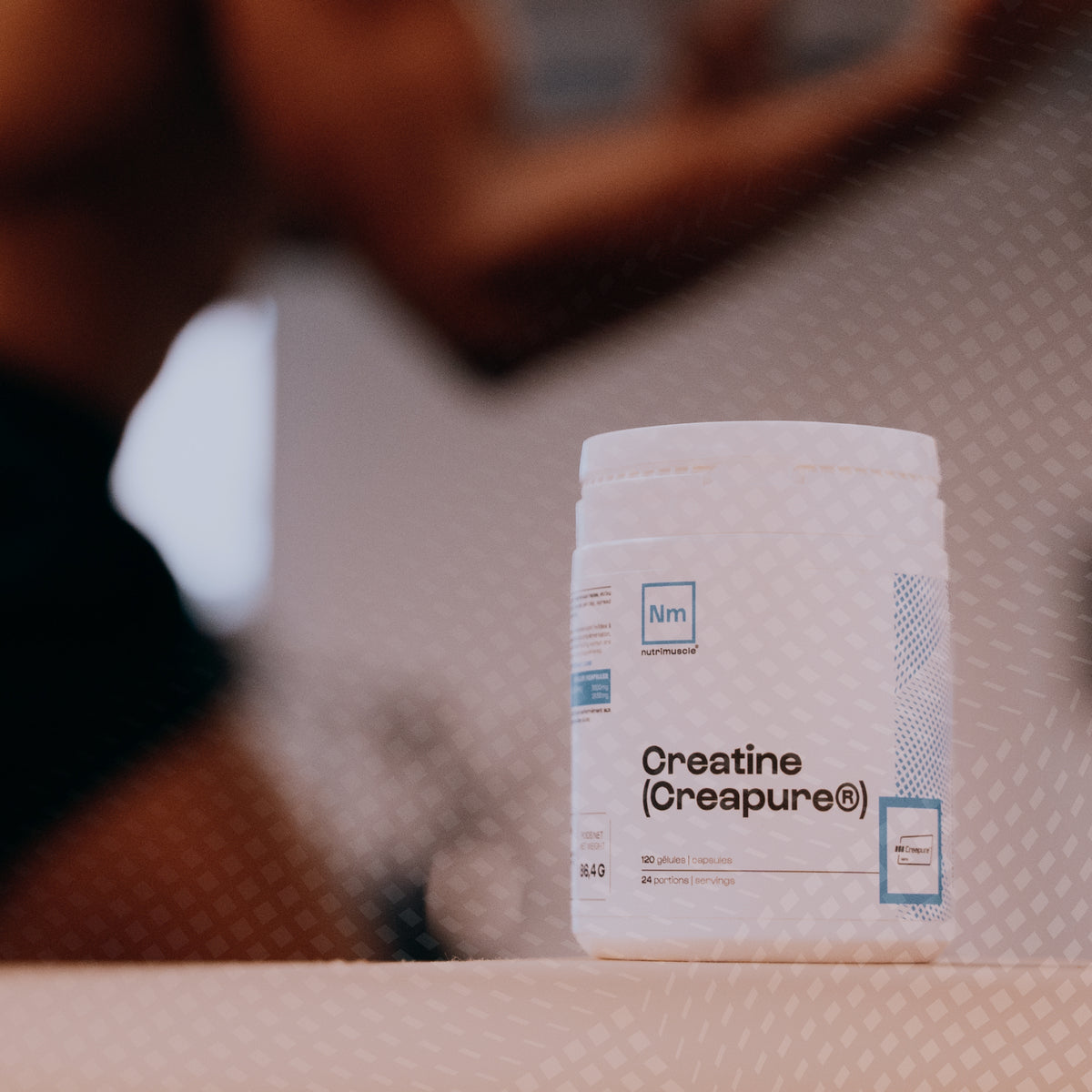 Créatine Creapure® Nutrimuscle - 120 Gélules (86,4g) - Complément Alimentaire - Neuf