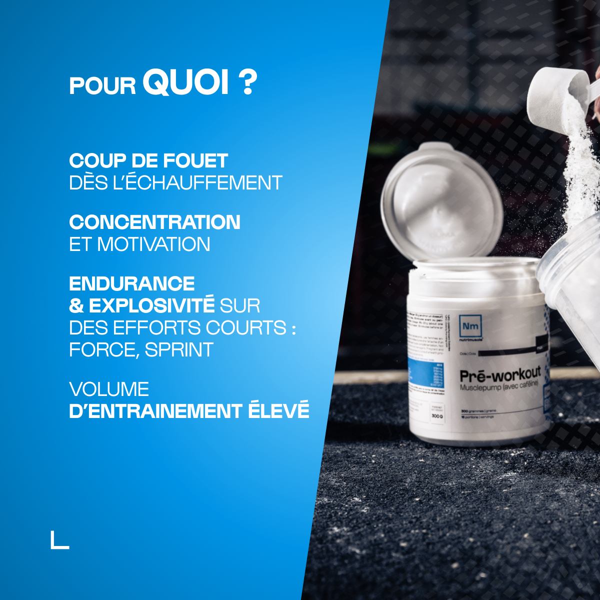 Pré-workout Musclepump - avec caféine