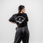 T-shirt nera Nutrimuscle
