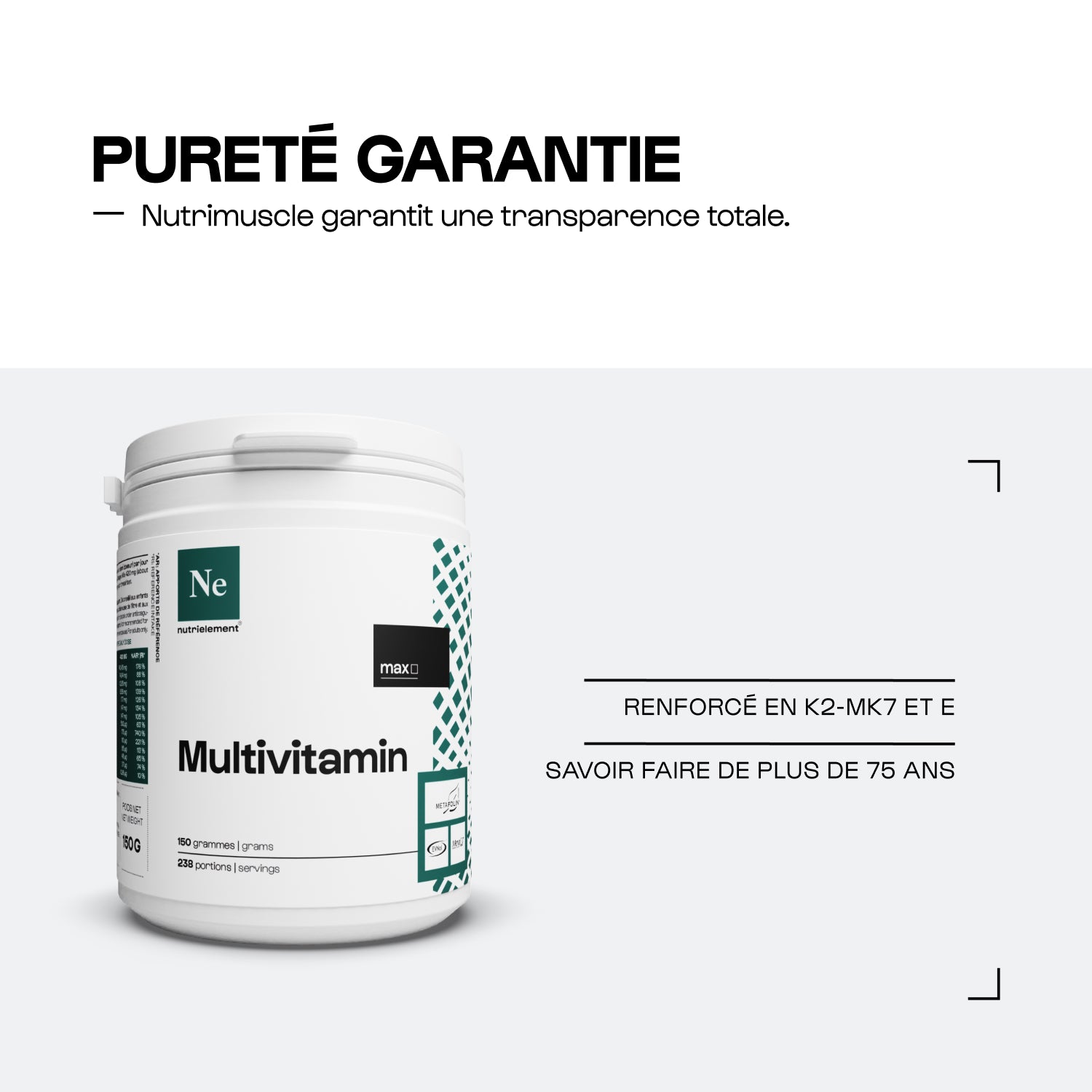 Multivitamines Max en poudre