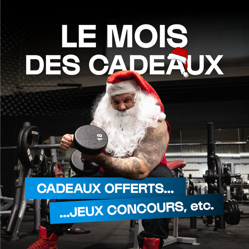 Le père noël est déjà passé chez Nutrimuscle !