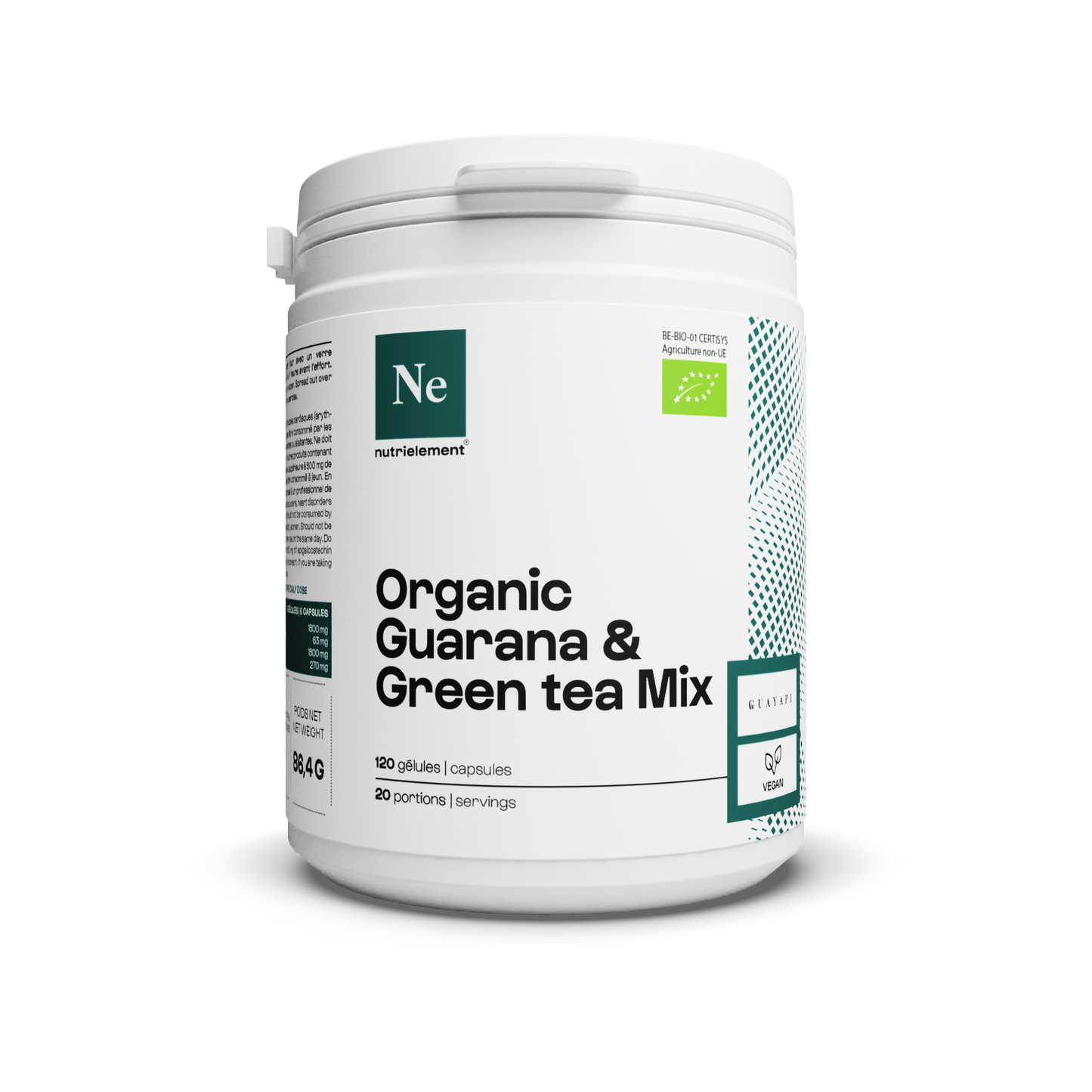 Natural Bio Booster : Mix Guarana & Thé Vert Bio - Booster