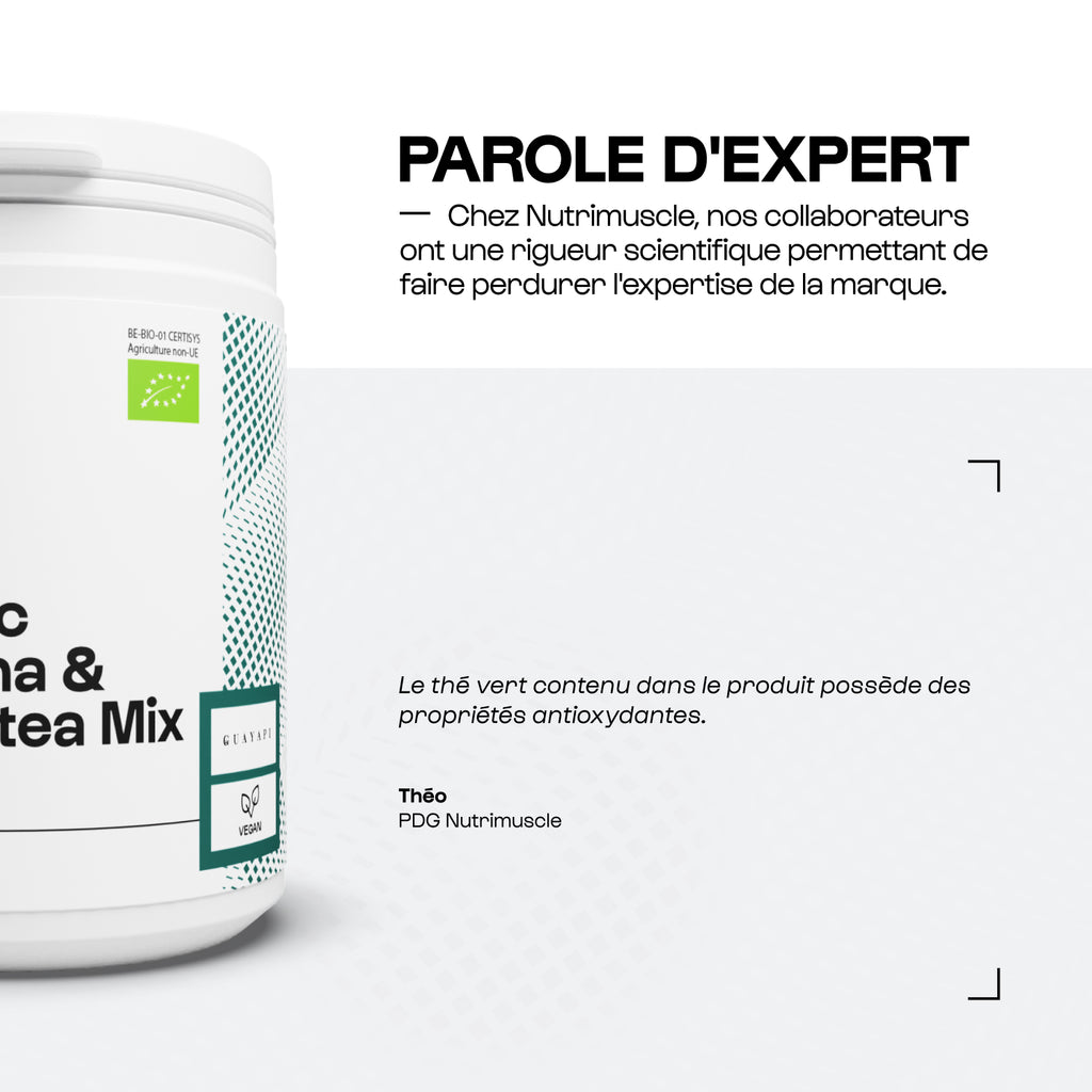 Natural Bio Booster : Mix Guarana & Thé Vert Bio - Booster