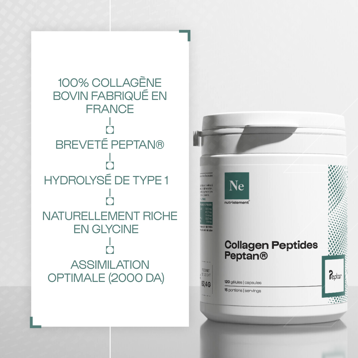 Collagene peptide peptan® 1 in capsule