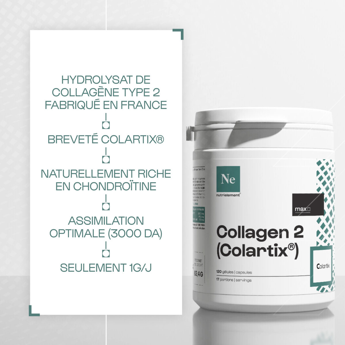 Peptide collagene peptan®ii (colartix) polvere