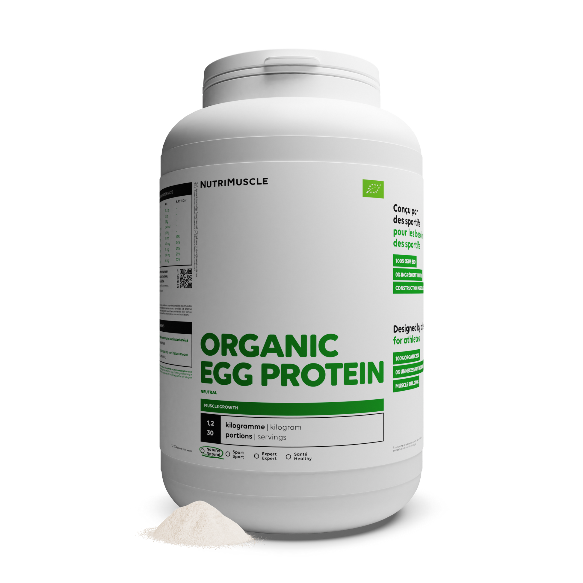 Proteina uovo organica