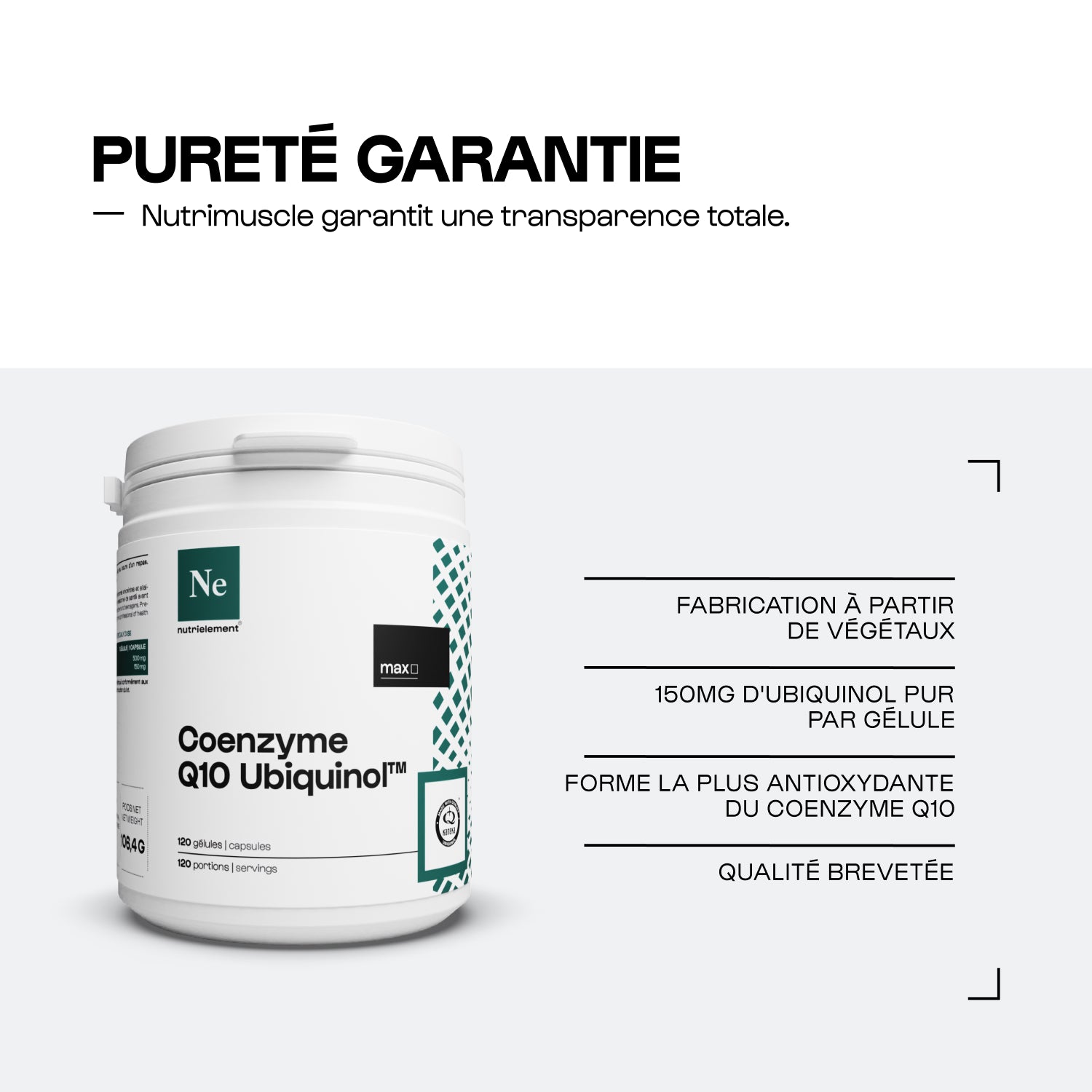 Ubiquinolo Q10 in capsule
