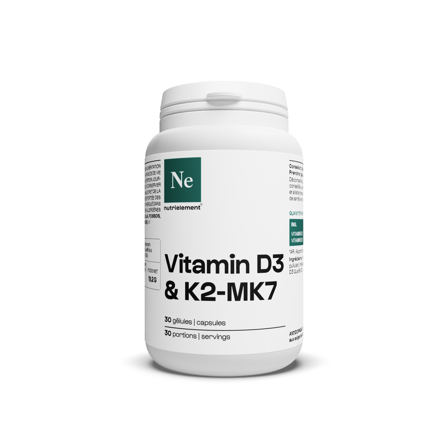 Vitamine D3 + K2-MK7