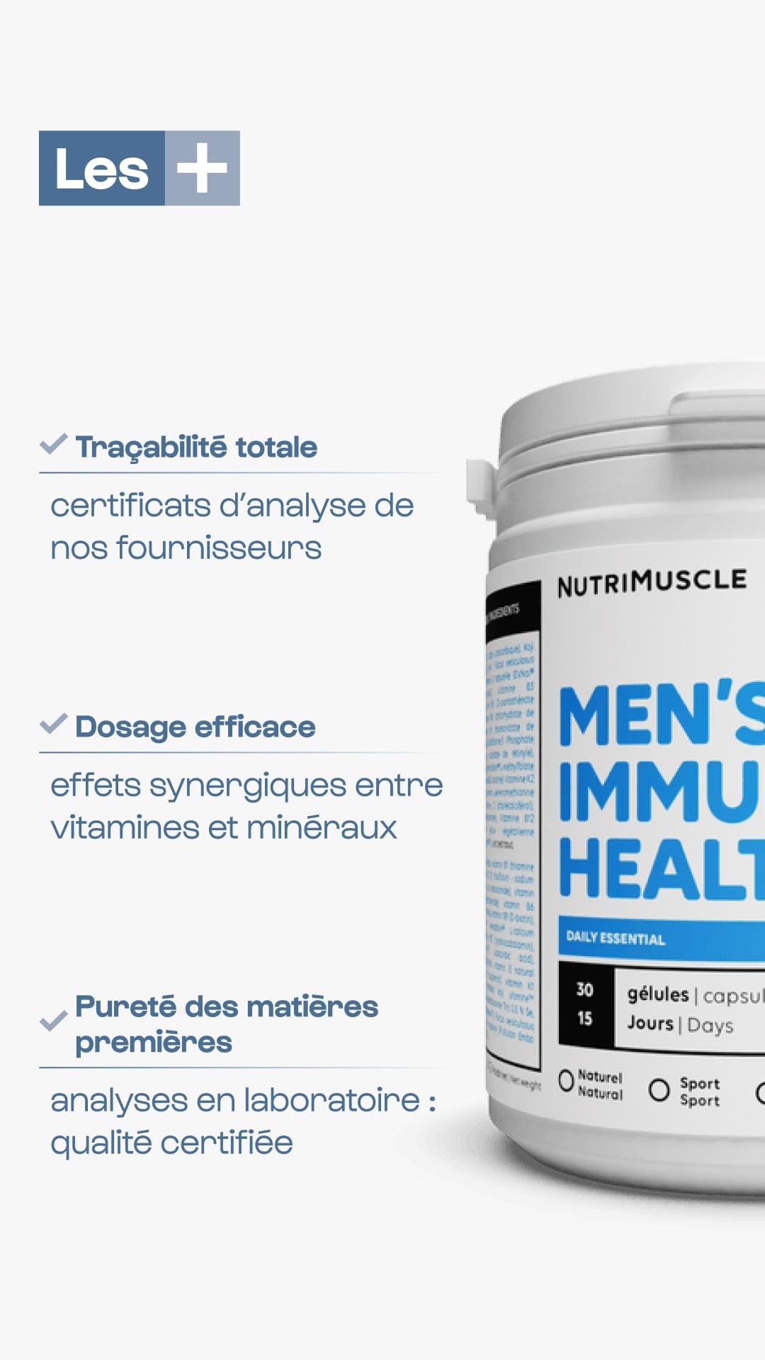 Nutrimuscle Vitamines Men's Immune Health